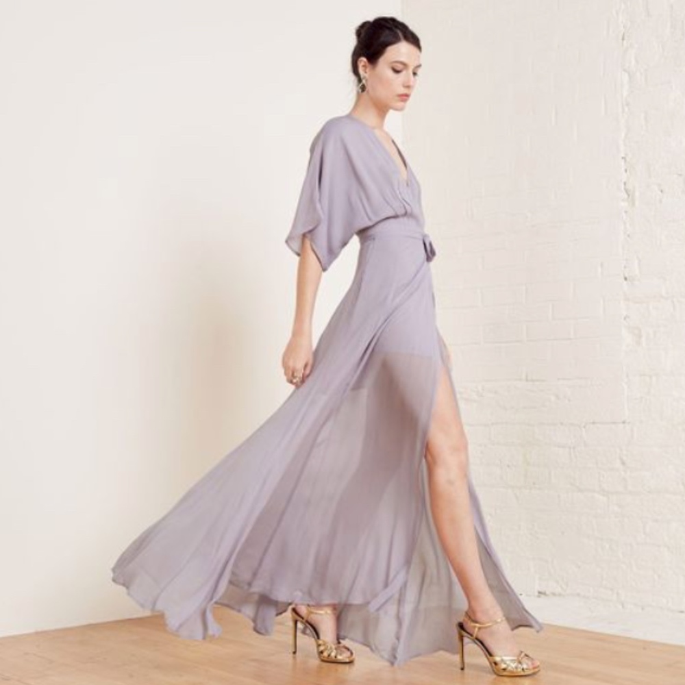 Reformation Winslow wrap dress